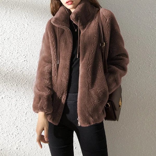 Women's Soft Zip Jacket with Relaxed Fit - photo 5