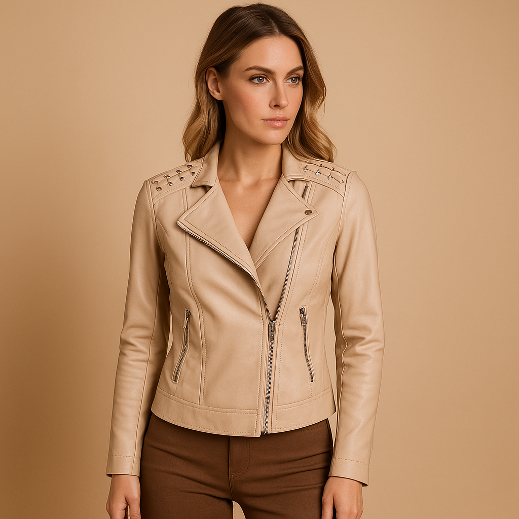 Jacket with stand collar for women | Clara