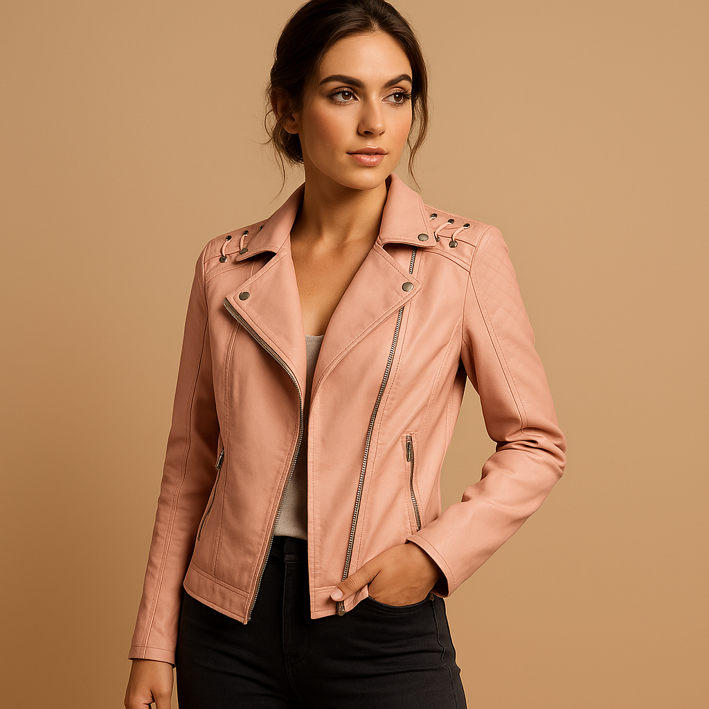 Jacket with stand collar for women | Clara