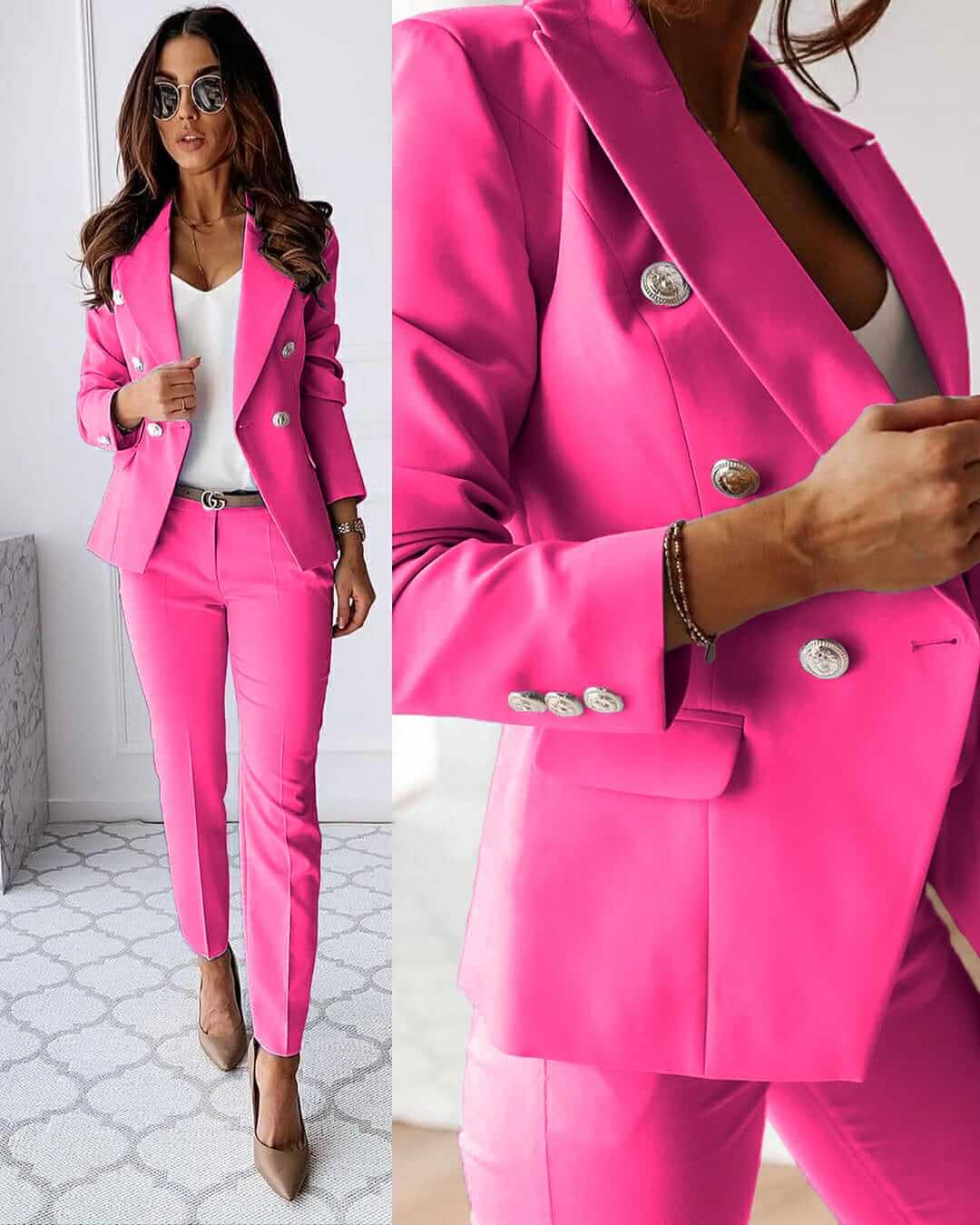 Women's Structured Blazer and Trouser Two Piece - photo 3