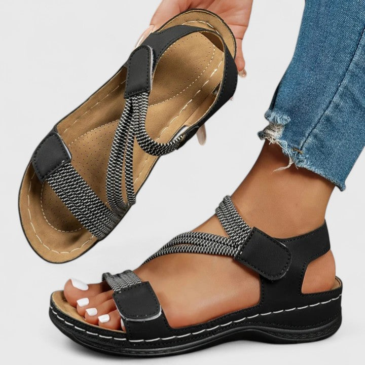 Women's Three-Arch Support Orthopedic Sandals with Anatomical Footbed - photo 11