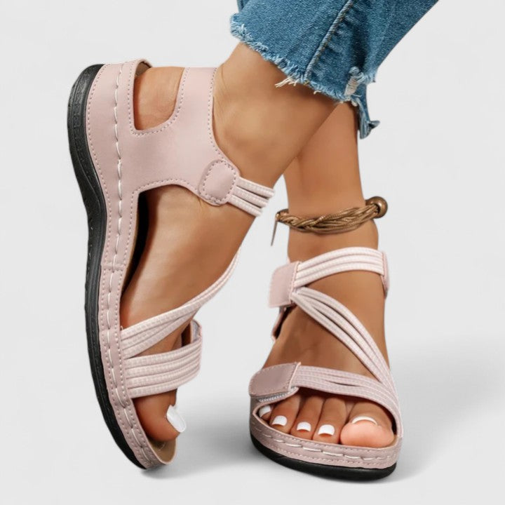 Women's Three-Arch Support Orthopedic Sandals with Anatomical Footbed - photo 3