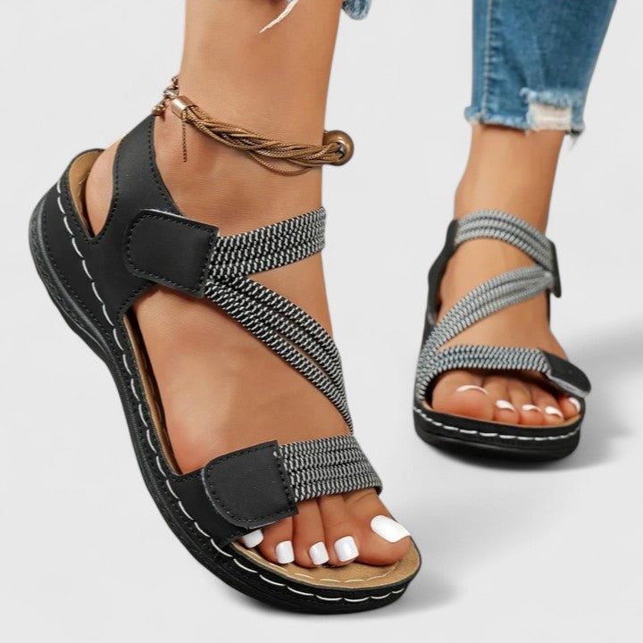 Women's Three-Arch Support Orthopedic Sandals with Anatomical Footbed - photo 4