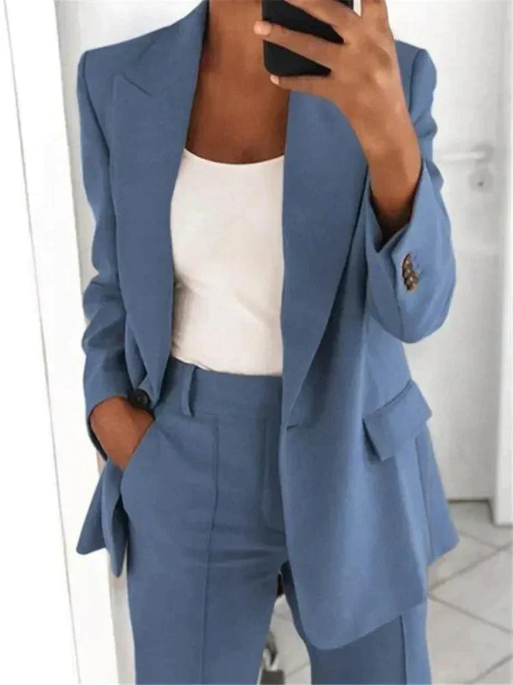 Women's Two Piece Blazer and Trouser Suit - photo 1