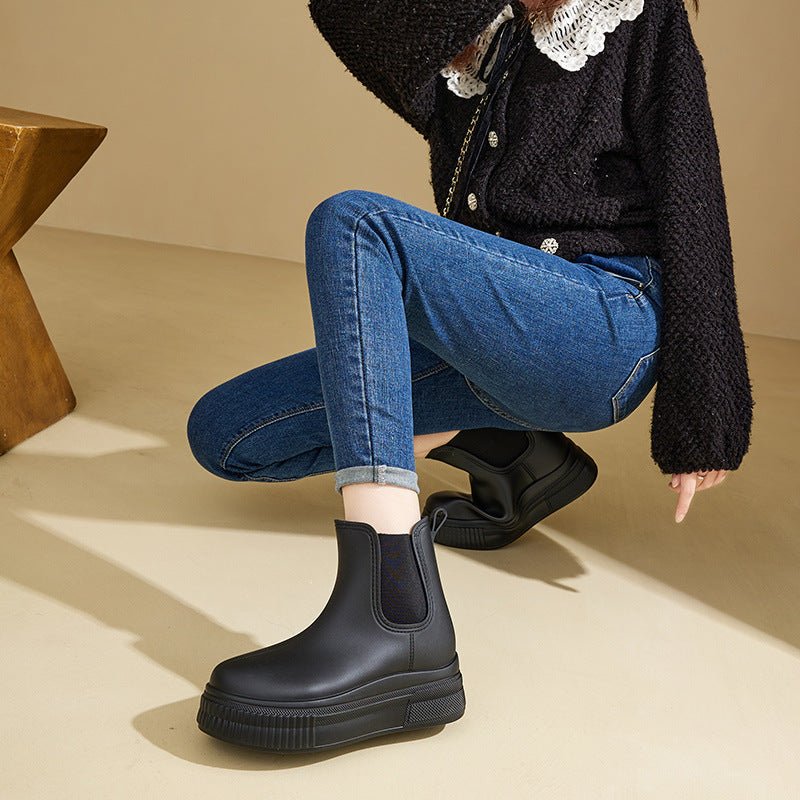 Katie - Women's Waterproof Chelsea Boots with Platform Sole