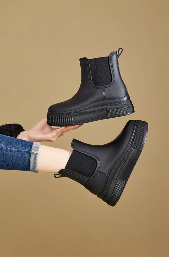 Katie - Women's Waterproof Chelsea Boots with Platform Sole