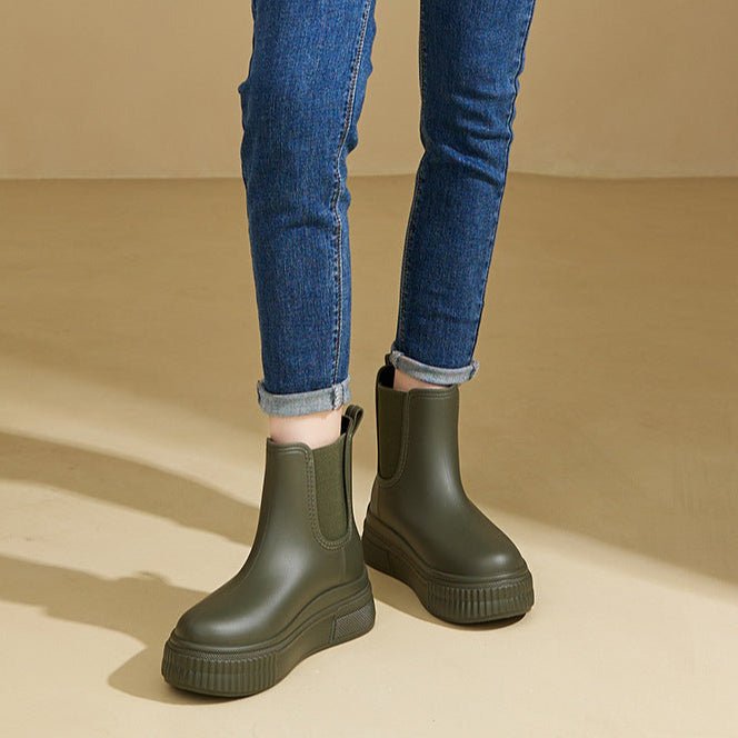 Katie - Women's Waterproof Chelsea Boots with Platform Sole
