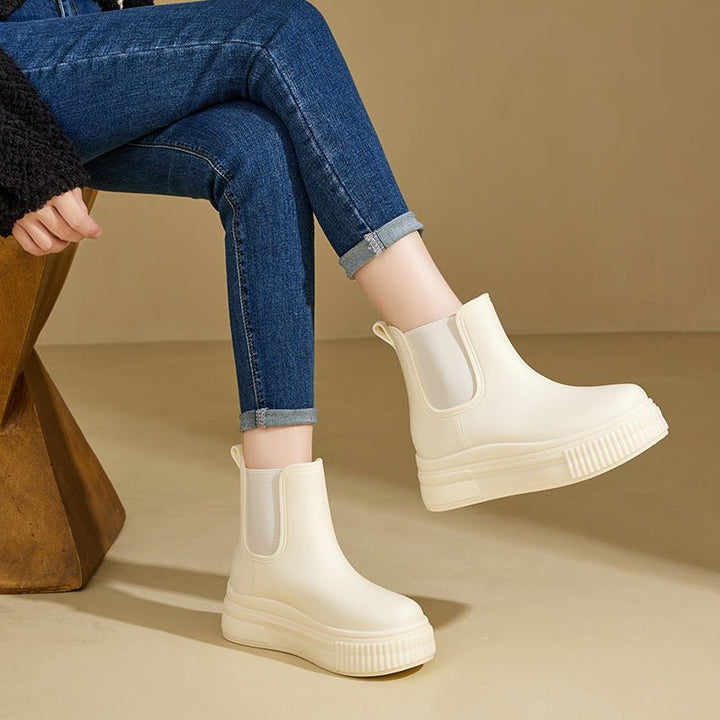 Katie - Women's Waterproof Chelsea Boots with Platform Sole