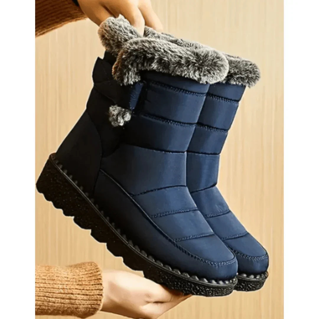 Sally - Women's Waterproof Snow Boots with Faux Fur Lining