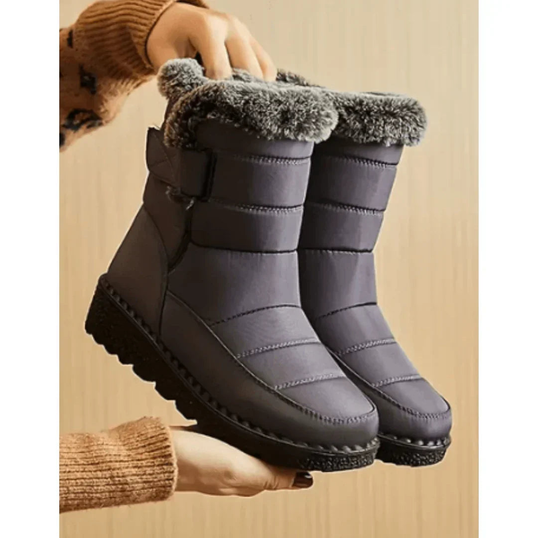 Sally - Women's Waterproof Snow Boots with Faux Fur Lining