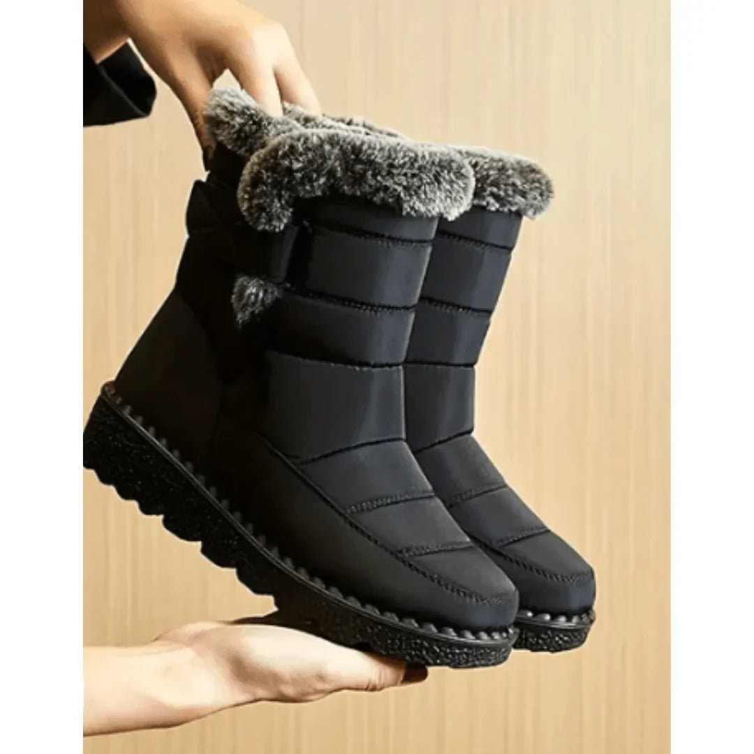 Sally - Women's Waterproof Snow Boots with Faux Fur Lining