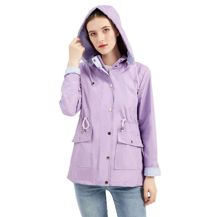 Women's Waterproof Trench Coat with Wool Blend Lining - photo 1