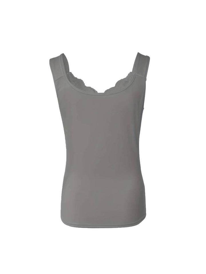 Women's Wide Lace Vest Top with Straps